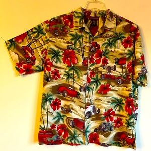 Hot Rod Hawaiian Shirt size L